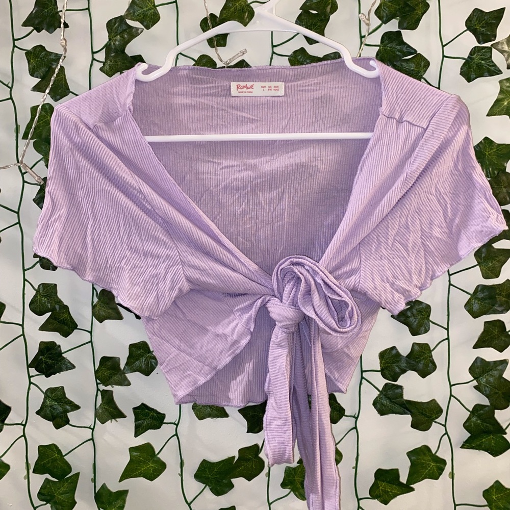 Lavender Tie Tee
